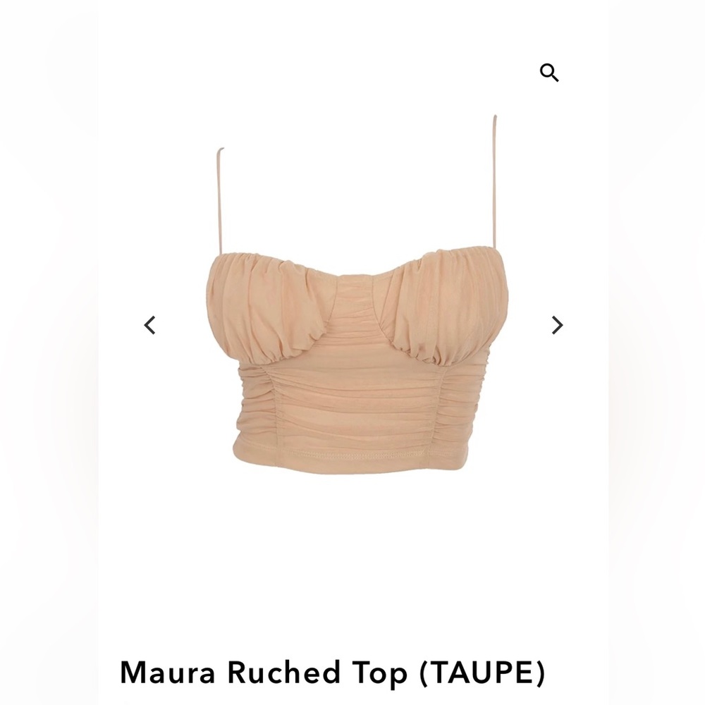 Chocolate Brown crop top